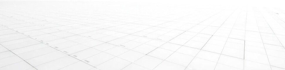 White background with gray perspective grid lines forming square pattern for technology, user interface, industry, science, blueprint concepts,  science,  pattern