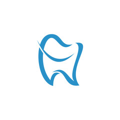 Happy Blue Tooth Icon Illustration