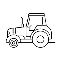 tractor icon, tractor vector illustration-simple illustration of tractor, perfect for tractor logos and icons