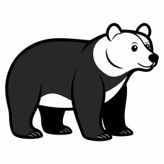 Fototapeta premium bear vector illustration