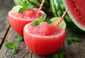 Refreshing Watermelon Slushie Drink for Summer