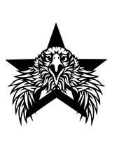 Obraz premium aigle logo aile animal sauvage feroce