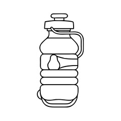 water bottle icon, water bottle vector illustration-simple illustration of water bottle, perfect for water bottle logos and icons