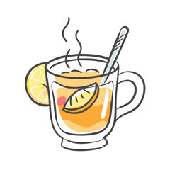 hot toddy icon, hot toddy vector illustration-simple illustration of hot toddy, perfect for hot toddy logos and icons