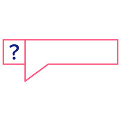 QUESTION BOX LINE ELEMENT