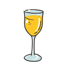 mimosa glass icon, mimosa glass vector illustration-simple illustration of mimosa glass, perfect for mimosa glass logos and icons