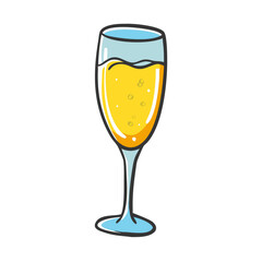 mimosa glass icon, mimosa glass vector illustration-simple illustration of mimosa glass, perfect for mimosa glass logos and icons