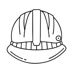 hard hat icon, hard hat vector illustration-simple illustration of hard hat, perfect for hard hat logos and icons