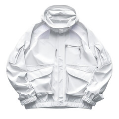 Lightweight windbreaker mockup showcase apparel photography studio environment product concept