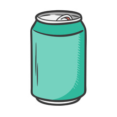soda can icon, soda can vector illustration-simple illustration of soda can, perfect for soda can logos and icons
