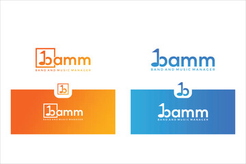 Modern Business Logo Design with Gradient Colors