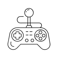 joystick icon, joystick vector illustration-simple illustration of joystick, perfect for joystick logos and icons