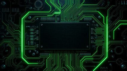 Fototapeta premium CHIPT MACINE circuit board background
