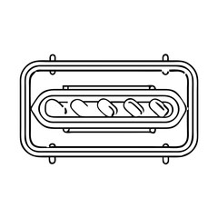 neon sign icon, neon sign vector illustration-simple illustration of neon sign, perfect for neon sign logos and icons