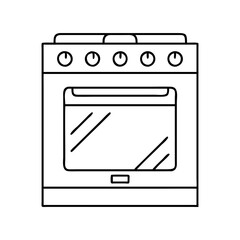 oven icon, oven vector illustration-simple illustration of oven, perfect for oven logos and icons