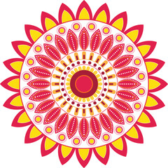 pattern, mandala, circle, design, illustration, flower, vector, decoration, ornament