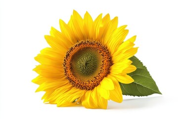 Fototapeta premium Bright sunflower in profile