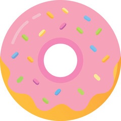 donut isolated on white