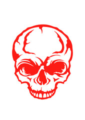 Tete de mort halloween crane humain