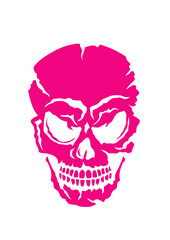 Tete de mort halloween crane humain