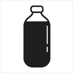 water bottle icon Flat symbol outline