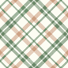 Seamless Pastel Gingham Plaid Vector Pattern – Vintage Soft Rustic Style
