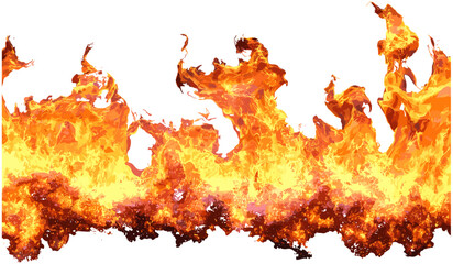 Blazing fire vector, realistic burn effect, flame cutout png, fiery blaze illustration, isolated hot flame design for creative artwork