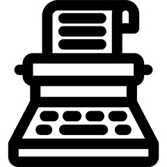 Typewriter Icon