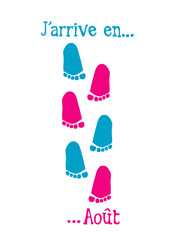 aout pied bebe arrive mois trace enceinte naissance