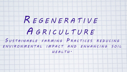 Regenerative Agriculture