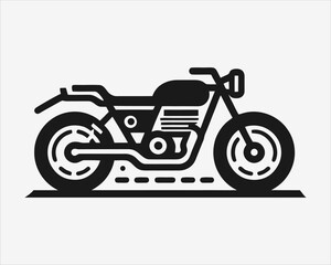 Fototapeta premium motorcycle vector icon