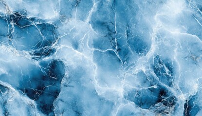 Fototapeta premium Abstract Blue Marble Texture