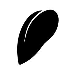 Chicken meat silhouette. Vector image