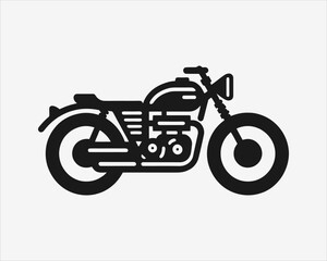 Obraz premium motorcycle vector icon