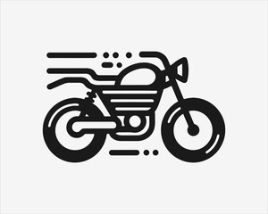 Fototapeta premium vector motorcycle icon