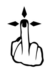 doigt fuck hermine bretonne breton symbole bretagne