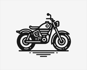 Retro Biker Club Logo Vector