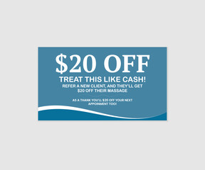 Creative Modern Business card sticker layout design  for back side. 