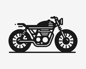 Obraz premium Retro Biker Logo Illustration