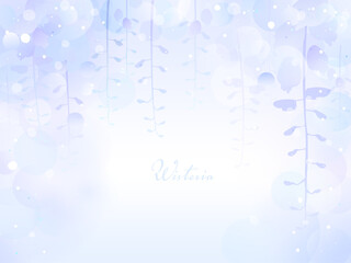 淡い藤の花のやさしい背景