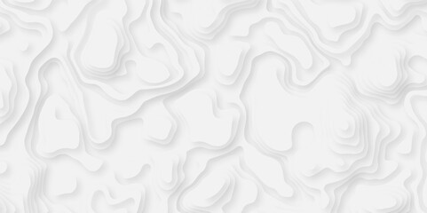 The vector topo map creative discovery White wave spiral grid stripe line map topography. vector geographic contour mounted map discovery location background.	