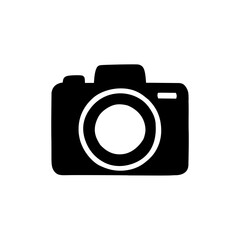 camera vector line art, hand drawn illustration 