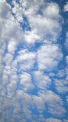 Obraz premium Blue sky and clouds in the sky