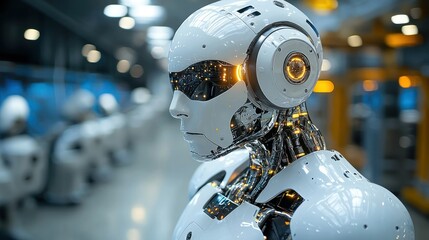 Fototapeta premium Advanced Robotics: A Glimpse into the Future of Automation