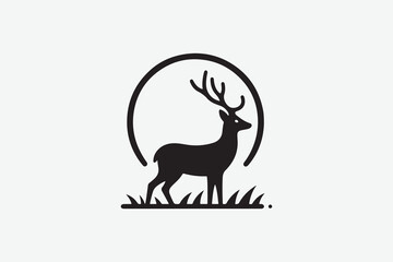 Deer logo in different style