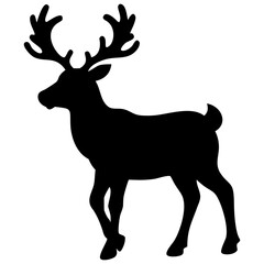 deer silhouette vector