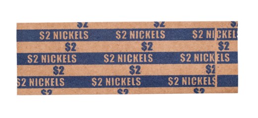 Nickel Paper Roll on a transparent background 