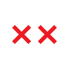 Obraz premium cross icon