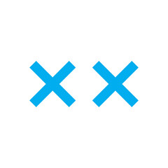 Obraz premium cross icon