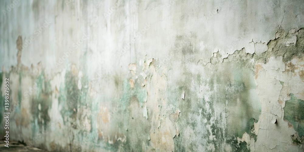 Aufkleber textured weathered wall surface with flaking paint and uneven coloration showing age and decay